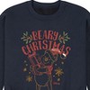 Men's - Winnie the Pooh - Pooh Wishes A Beary Christmas Graphic Fleece Sweatshirt - 2 of 4