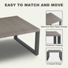 Gymojoy Patio Coffee Table - Metal Steel Outdoor Table - 4 of 4