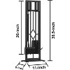 attop 5-Piece Fireplace Tool Set ¨C 30.5" Black Scroll Design - 2 of 4