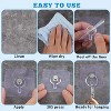 LunaLulinlk 20 Pcs Self Adhesive Wall Hooks No Drill Hooks for Hanging, No-Trace Sticker Frame Hangers without Nails Heavy Duty Adhesive Wall Hooks - 2 of 4