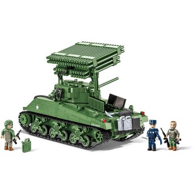 COBI Historical Collection World War II M4A3 Sherman & T34 Calliope EXECUTIVE EDITION