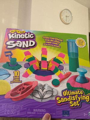 Kinetic Sand Sandisfying Set with Tools and 2 lbs of Kinetic Sand