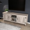 Retro TV Stand with 2 Doors for TVs up to 60 inches - ModernLuxe - 3 of 4