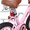 Joystar Vintage Training Wheel Basket Bicycle, Ages 2 to 7, Bike for Any Kid, Boy or Girl, 12 Inch Wheels, Ivory - 4 of 4