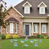 Big Dot of Happiness Shark Zone - Shark and Fin Lawn Decor - Outdoor Jawsome Party or Birthday Party Yard Decorations - 10 Piece - 2 of 4