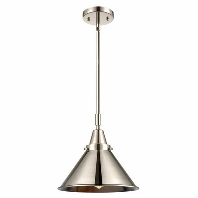 Briarcliff - 1 Light Stem Hung Mini Pendant In Traditional Style-11.13 Inches Tall and 10 Inches Wide