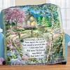 Collections Etc Beautiful Amazing Grace Chapel Scene Fringe Throw THROW - 2 of 2