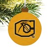 Cameron University Primary Logo Wood Christmas Tree Holiday Ornament - 4 of 4