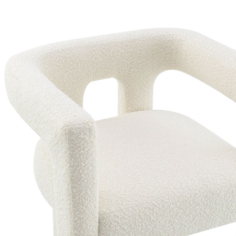 Mindi Boucle Fabric Dining Chair - Abbyson Living, 4 of 10