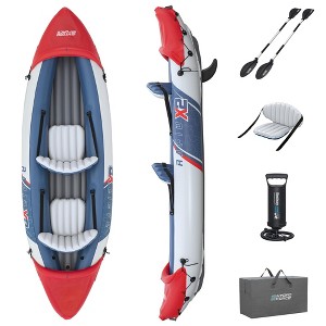 Bestway Hydro-Force Rapid X2 Inflatable 2 Person Kayak Outdoor Water Sport Set - 1 of 4