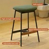 Resenkos Counter Bar Stools, Counter Stool,Modern Set of 2 Bar Stools Comfortable & Stylish Counter Height and Bar Height Bar Stools,Green - 2 of 4