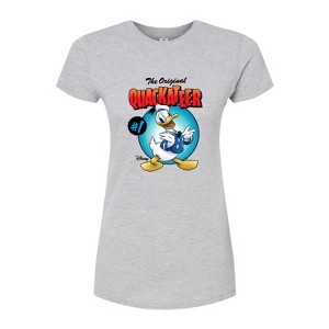 Women's - Disney - Quackateer Juniors Fitted Graphic T-Shirt - 1 of 3