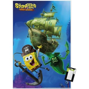 Trends International Nickelodeon The SpongeBob Movie: Search for SquarePants (2025) - Flying Dutchman Chasing Unframed Wall Poster Prints - 1 of 4