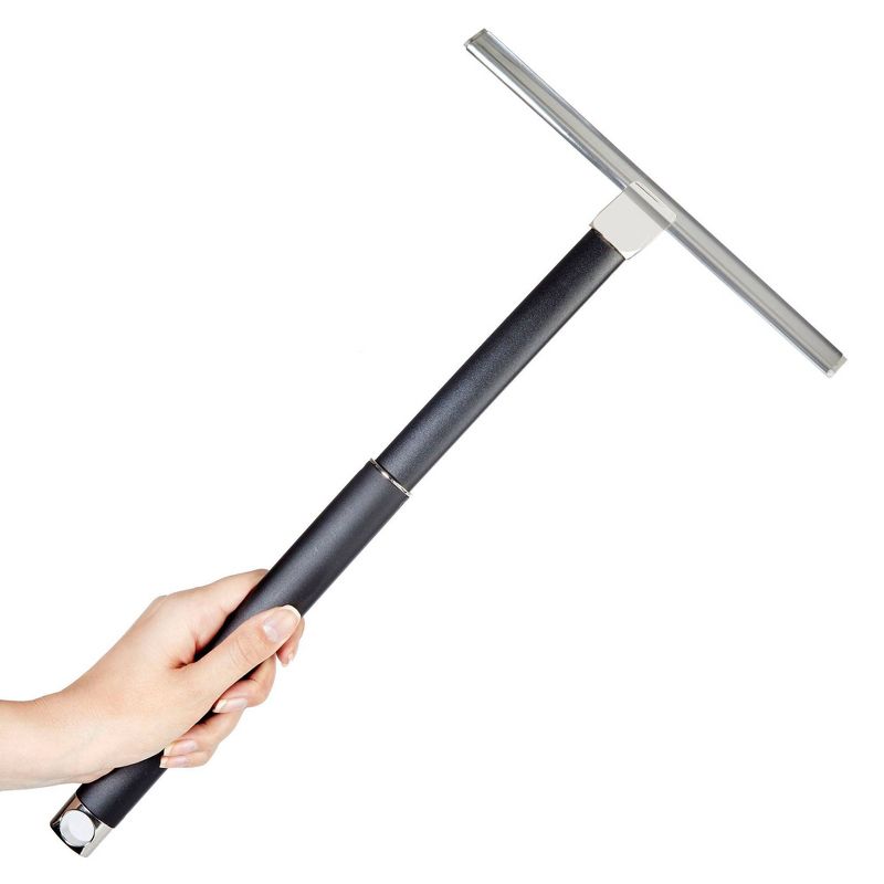 Alto Rust Proof Aluminum Extendable Shower Squeegee Black/Nickel - Better Living Products, 3 of 8