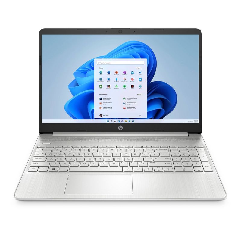 HP 15.6&#34; Touchscreen Laptop - Intel Pentium - 8GB RAM - 256GB SSD Storage - Windows Home in S Mode - Silver (15-dy2005tg), 1 of 9