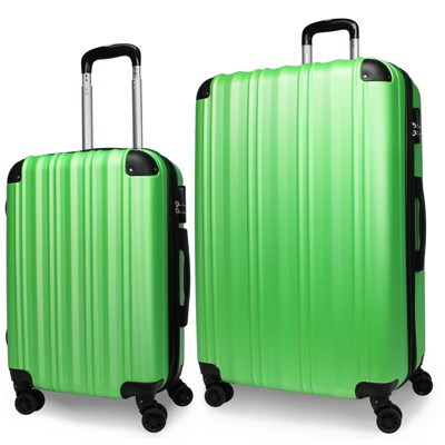 World Traveler Kemyer Quest 2-Piece Hardside Lightweight Expandable Spinner Suitcase Luggage Set (20 & 29)