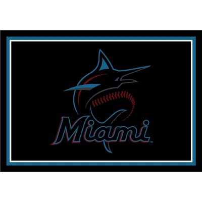 MLB Florida Marlins 4"x6" Spirit Rug