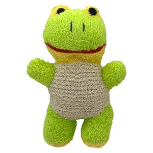 Plantlife Soft Frog Ramie - Hand Made and Ultra-Soft Cotton Bathing Scrubbies - 1 of 3