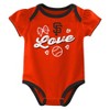 MLB San Francisco Giants Infant Girls' 3pk Bodysuit - 3 of 4