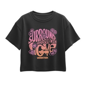 Girls' - Woodstock - Youth Girl Short Sleeve Boxy Tee Short Sleeve Boxy Graphic T-Shirt - 1 of 3