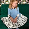 The Pink Picket Fence Penny Penguin Twirl Dress for Girls – 100% Cotton Long Sleeve Play Dress – Hand-Painted Penguin Print - 4 of 4