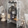 Decorotika,Merkel Bookshelf-White Bendire - 2 of 4