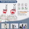 Munora 8-Piece Heavy Duty Wall Hooks - 42LB Max Weight, Stainless Steel Self-Adhesive Hangers for Bathroom, Kitchen & Home Organization - 4 of 4