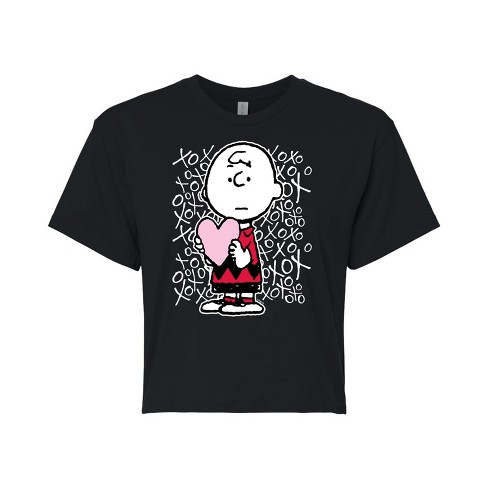 Women's - Peanuts -  Cropped Graphic T-Shirt - image 1 of 4