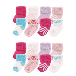 Luvable Friends Baby Cotton Rich Terry Socks 16-Pack - 1 of 2