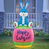 Collections Etc Inflatable Happy Easter Bunny Yard Decoration - 2 of 2