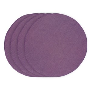 Solino Home Linen Round Placemats | Vesta - 1 of 4