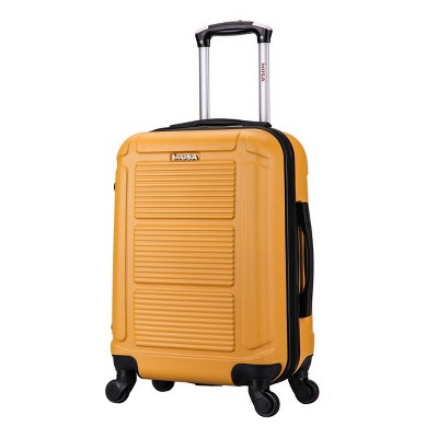 InUSA Pilot Lightweight Hardside Carry On Spinner Suitcase - Mustard