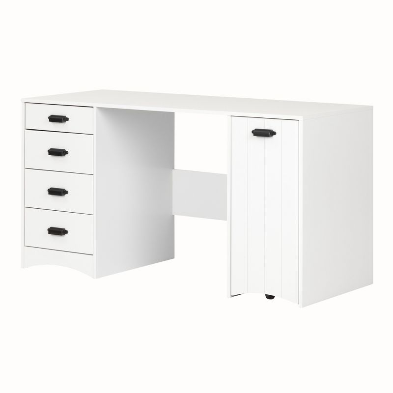 Artwork Sewing Craft Table with Storage Pure White - South Shore, 1 of 12