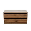 Vynxaria Stackable Mounted Storage Cabinet, 2 Drawers, 15mm Particle Board, for Books/D¨¦cor, Clutter-Free Spaces - 2 of 4