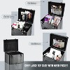 4 in 1 Professional Makeup Case Aluminum Cosmetic Case Rolling Makeup Case - 3 of 4