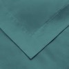Premium Cotton 1000 Thread Count Solid 3 Piece Duvet Cover Set with Pillow Shams by Blue Nile Mills - 4 of 4