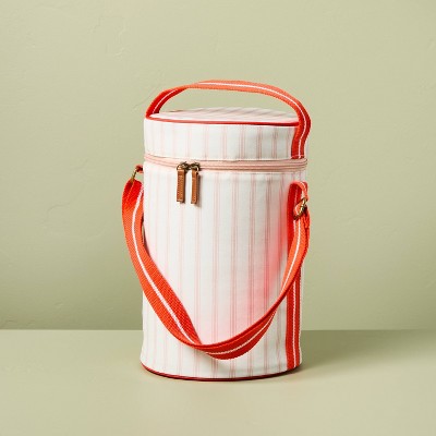Soft-Sided 10can/6qt Portable Barrel Bag Cooler Coral/Orange - Hearth & Hand™ with Magnolia