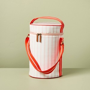 Soft-Sided 10can/6qt Portable Barrel Bag Cooler Coral/Orange - Hearth & Hand™ with Magnolia - 1 of 3