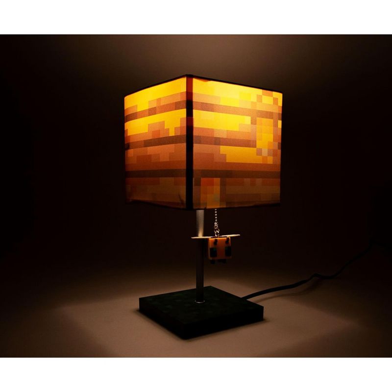 Ukonic Minecraft Yellow Bee Nest Block Desk Lamp with 3D Bee Puller, 2 of 7