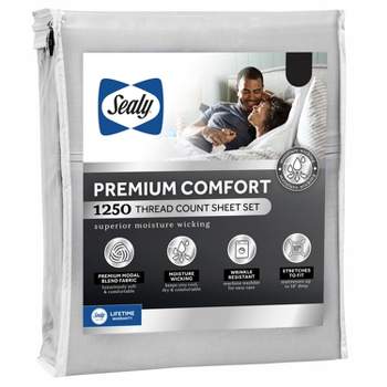 Sealy 1250 Thread Count Premium Comfort Sheet Set