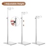 Unique Bargains Stainless Steel Home Retail Store Adjustable Height Clutch Purse Display Stands 2 Pcs - 3 of 4