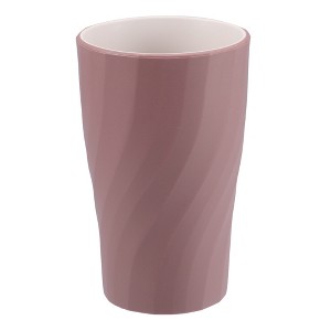 Unique Bargains Spiral Pattern Bathroom Tumblers Bathroom Toothbrush Cup 5.00''x3.15'' 380ml - 1 of 4