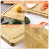 GustoWave Extra Large Cutting Board for Kitchen, Bamboo Wood Butcher Block for Meat, Stove Top Cover Noodle Board Over Sink Board - 2 of 4