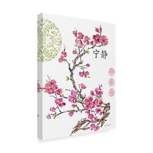 Trademark Fine Art -Jean Plout 'Cherry Blossom Serenity' Canvas Art - 1 of 3