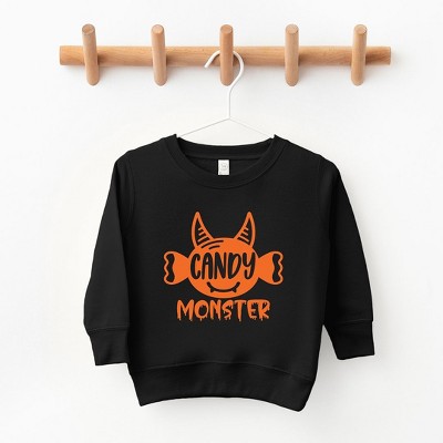 The Juniper Shop Candy Monster Horns Toddler Graphic Sweatshirt
