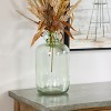 Sage Green Glass Jug Vase (Set of 2) 12.25 Inch Height Decorative Display Jugs By Melrose - 2 of 3