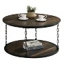 Sapphtopaz Modern Coffee Table with 2 End Tables Living Room Table Set Durable Center Table for Living Room,3pcs - 4 of 4