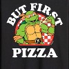 Men's - Teenage Mutant Ninja Turtles - But First Pizza Long Sleeve Graphic T-Shirt - 2 of 4