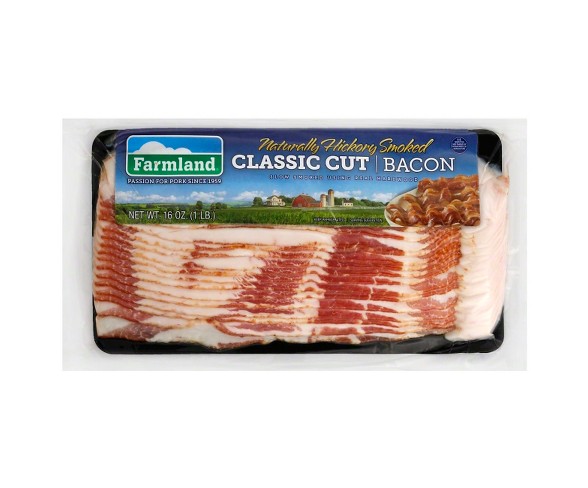 Farmland Naturally Hickory Smoked Classic Cut Bacon - 16oz