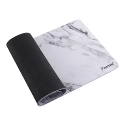 Insten Marble Design Extended Large Mouse & Desk Pad, Anti-Slip & Smooth Mat for Wired/Wireless Gaming Computer Mouse & Keyboard, 31.5x12 in
